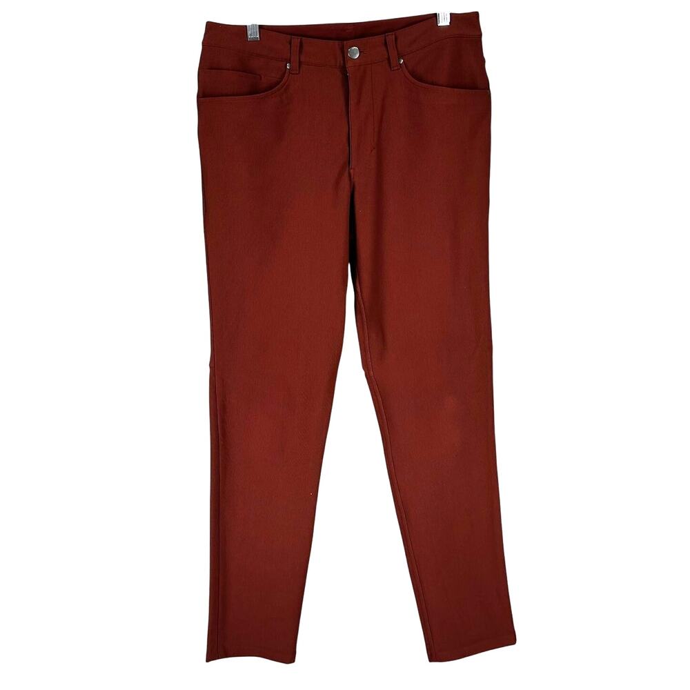 Lululemon ABC Slim Fit Pants Date Brown Men's Size 32 Excellent Used Condition